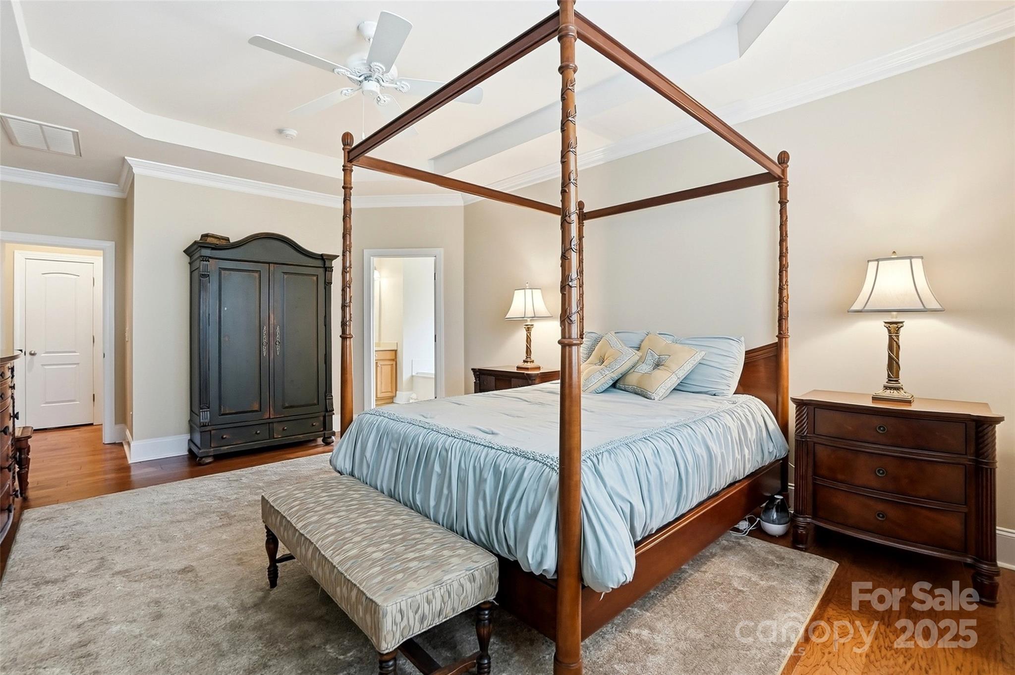 7200 Firespike Road Charlotte, NC 28277 - Photo 24 of 48 a bedroom with a bed a mirror and a table