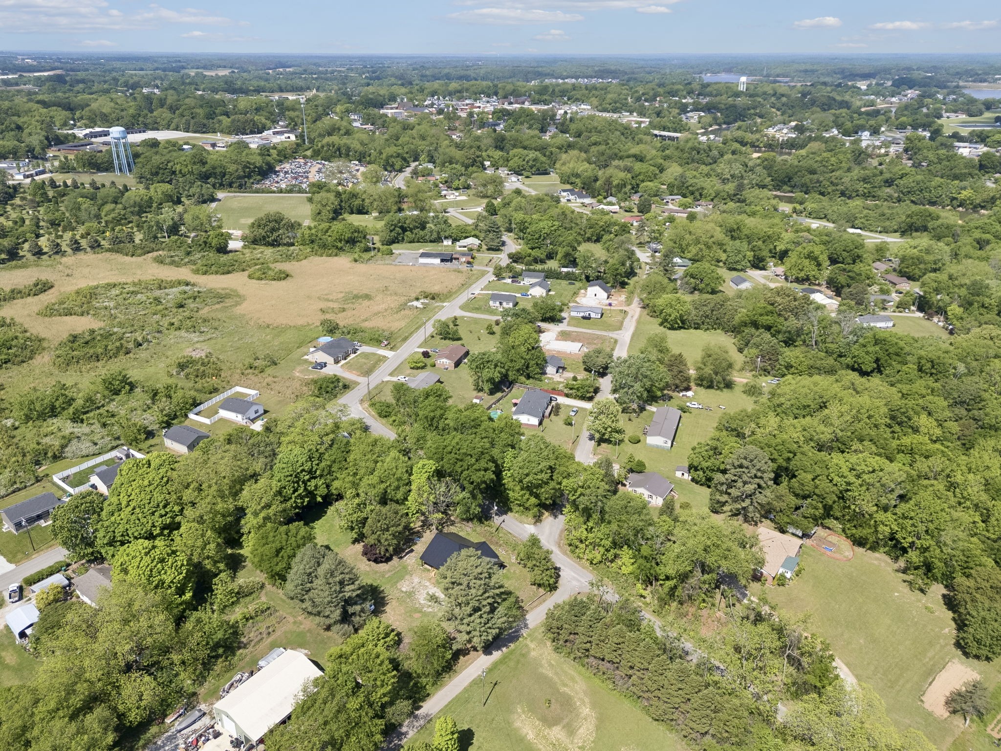 1200 Little Street Winchester, TN 37398 - Photo 52 of 54 an aerial view of residential houses with outdoor space and trees