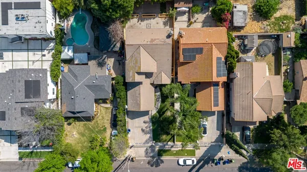 a view of city and mountain
