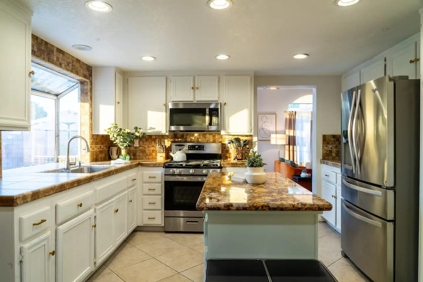 81032 Red Bluff Road Indio, CA 92201 - Photo 7 of 33 a kitchen with refrigerator a sink and a refrigerator