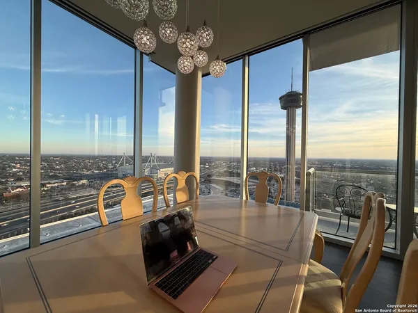 a very nice looking room with a large window