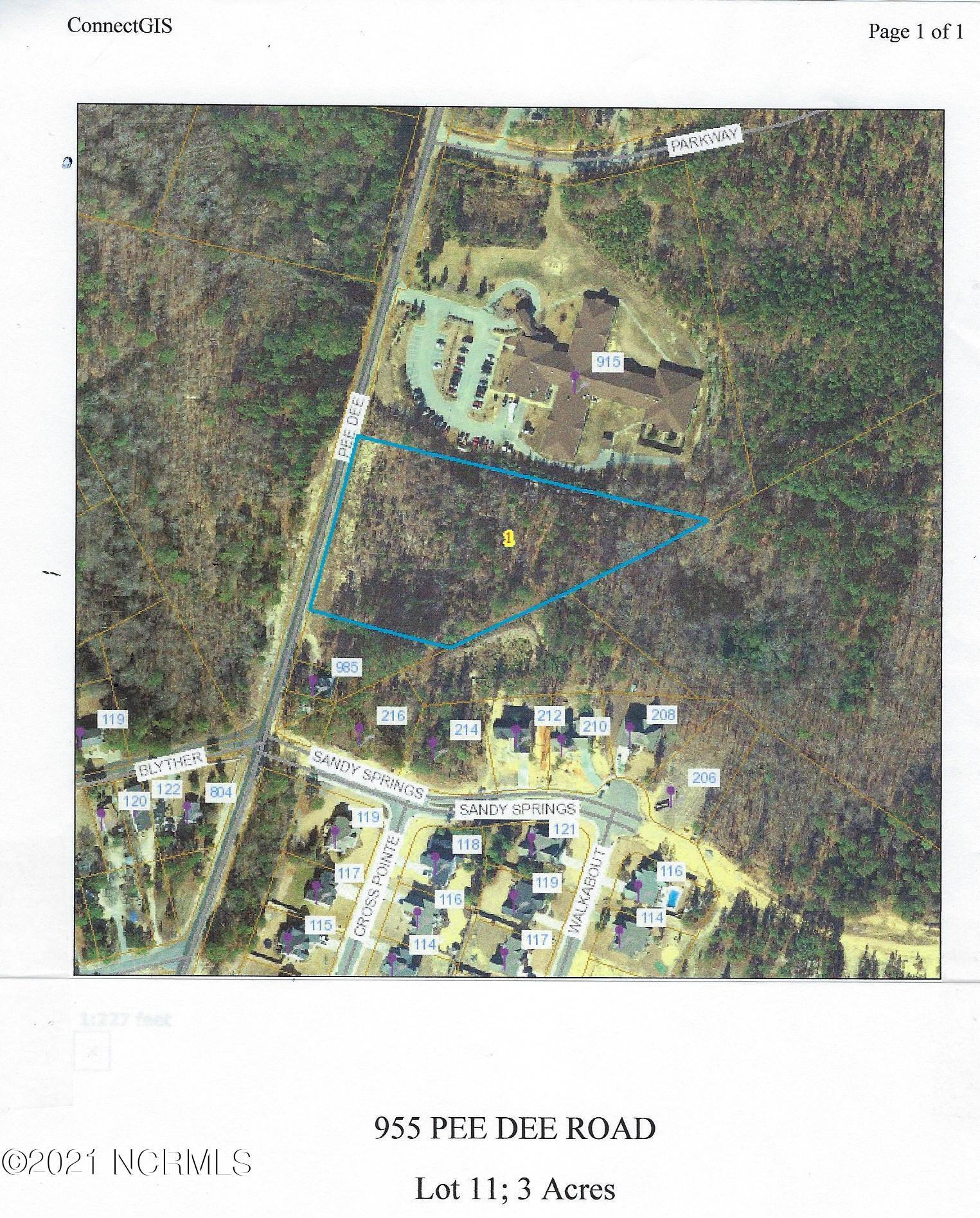 955 Pee Dee Road Aberdeen, NC 28315 - Photo 1 of 3 GIS map