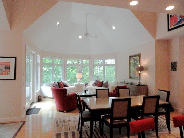 21 Greensward Road Mashpee, MA 02649 - Photo 7 of 22 a view of a dining room with furniture window and outside view