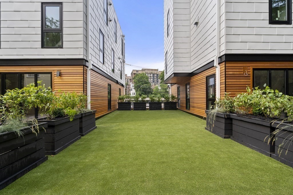 41 Stearns Road, Unit SF Brookline, MA 02446 - Photo 25 of 26 a view of a backyard with plants