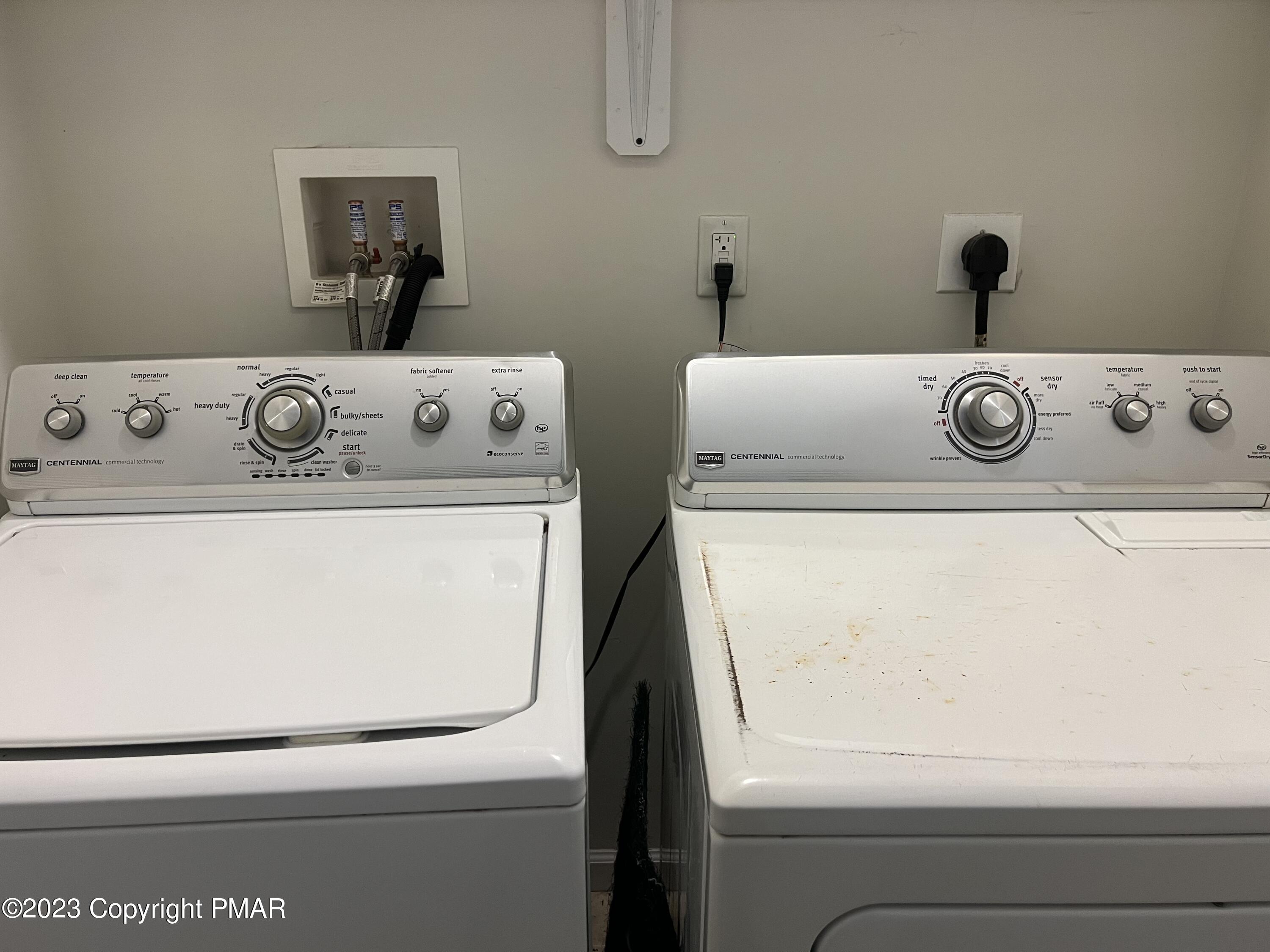 310 Coach Road Tobyhanna, PA 18466 - Photo 8 of 41 a utility room with dryer and washer