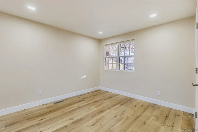 wooden floor in a room
