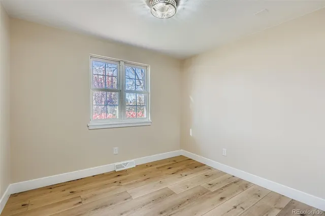 wooden floor in an empty room