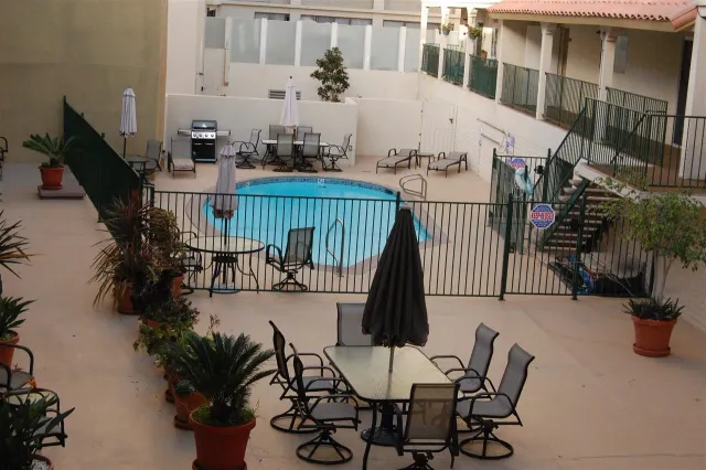 a view of balcony and patio