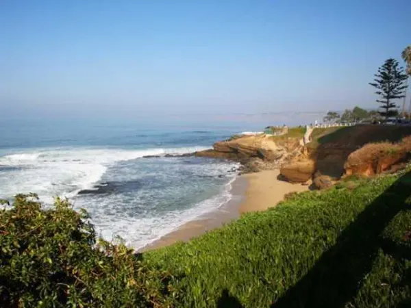 a view of ocean view with beach