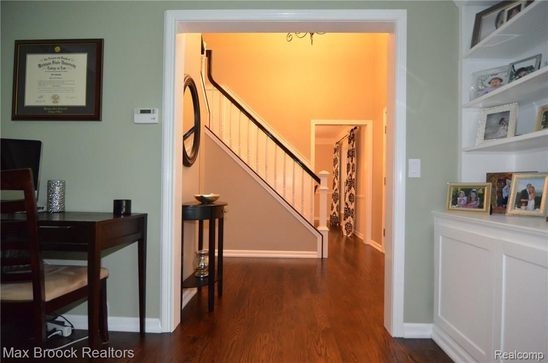 Foyer opening to Living Room