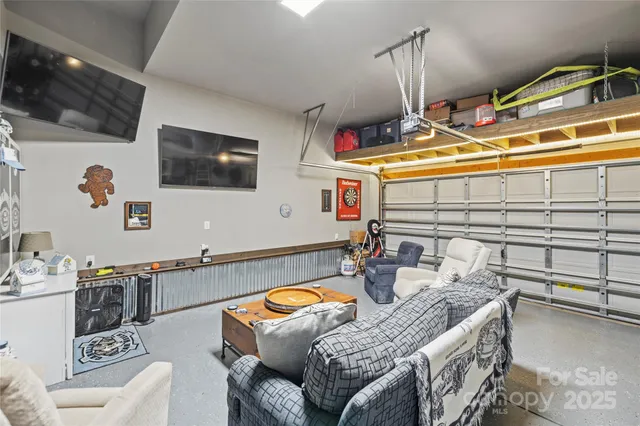 a view of a yard with tree s