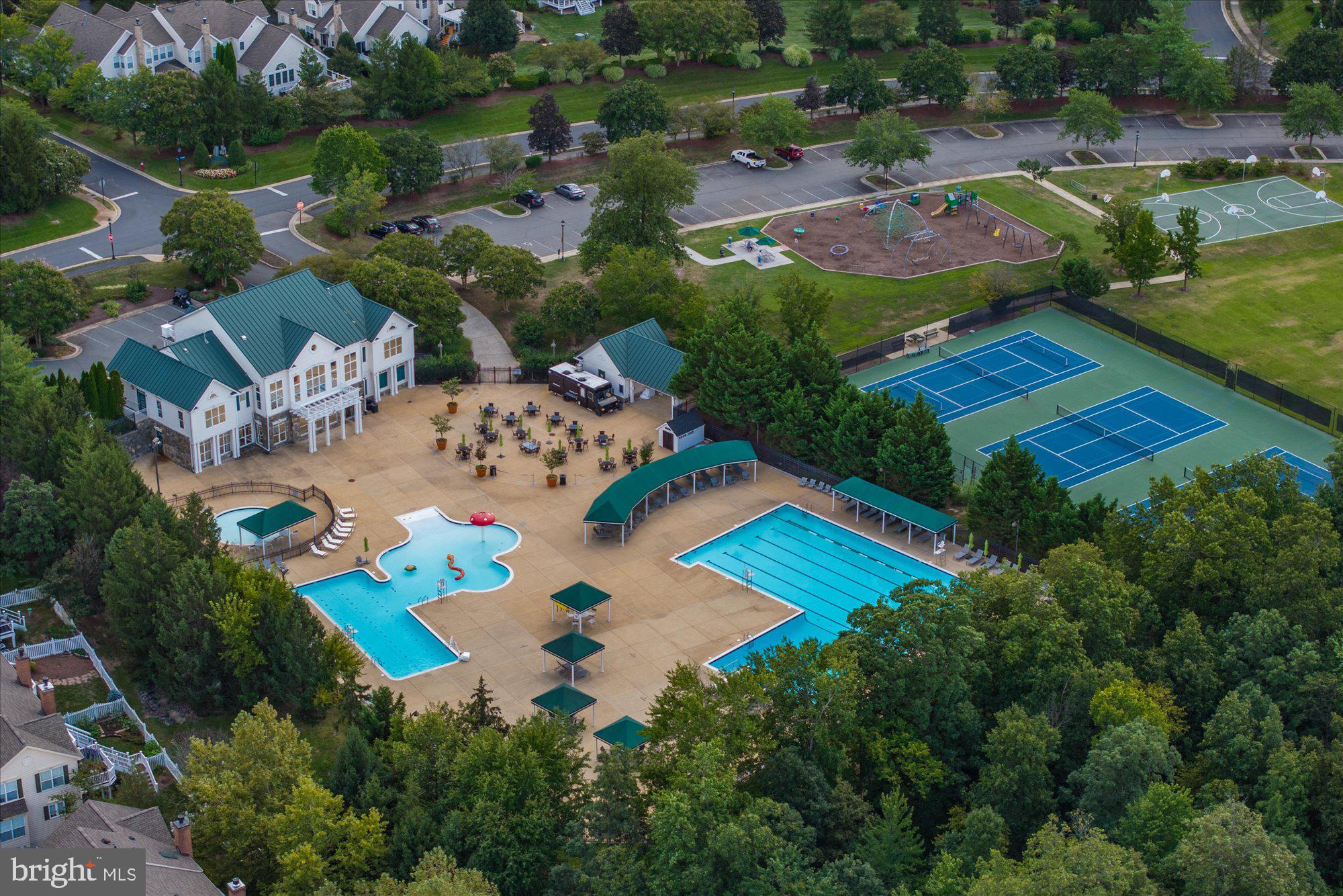20026 Valhalla Square Ashburn, VA 20147 - Photo 59 of 82 an aerial view of residential house with outdoor space and swimming pool