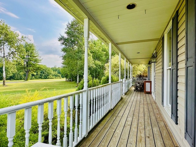 2916 Ninevah Road Knox, PA 16232 - Photo 6 of 42 a view of a balcony with wooden floor