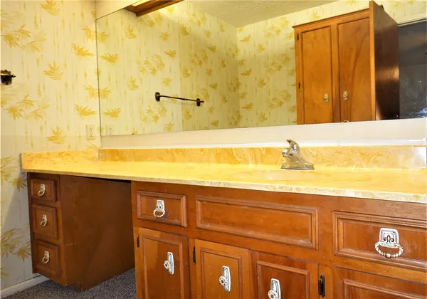 a view of a sink