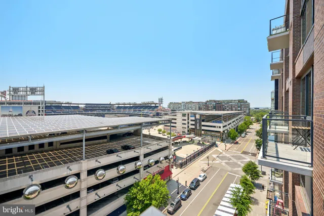 an aerial view of a building