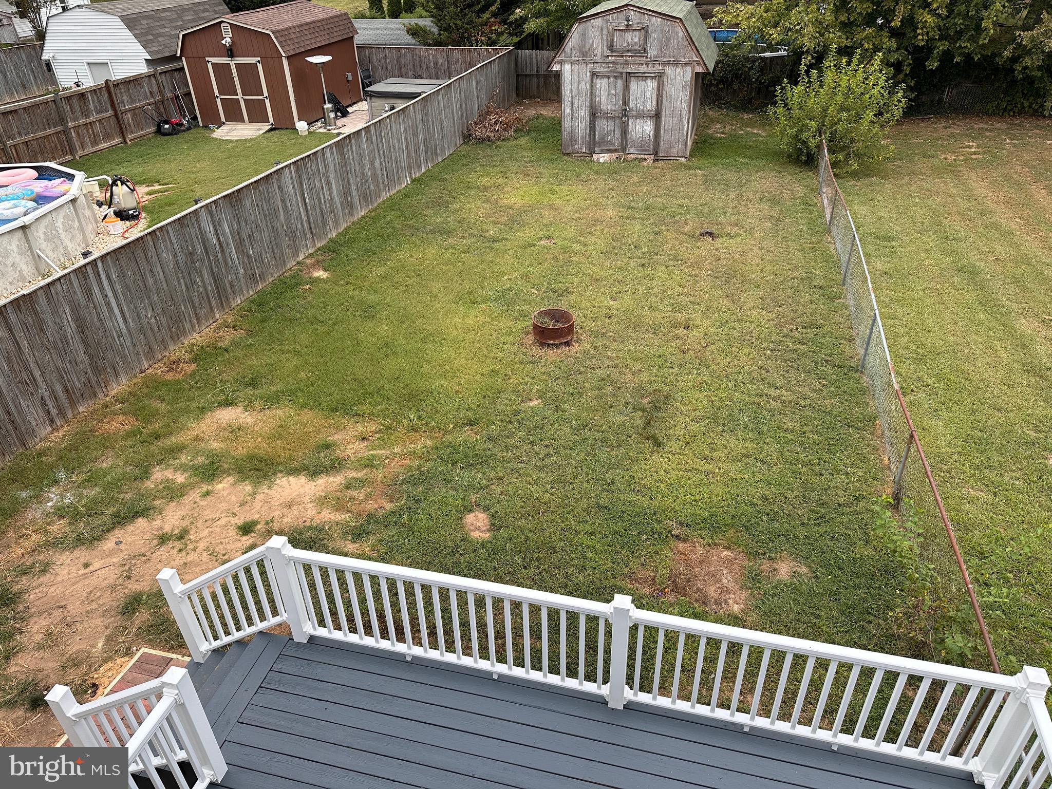 8543 Summit Road Pasadena, MD 21122 - Photo 9 of 37 Backyard view from upstairs bedroom
