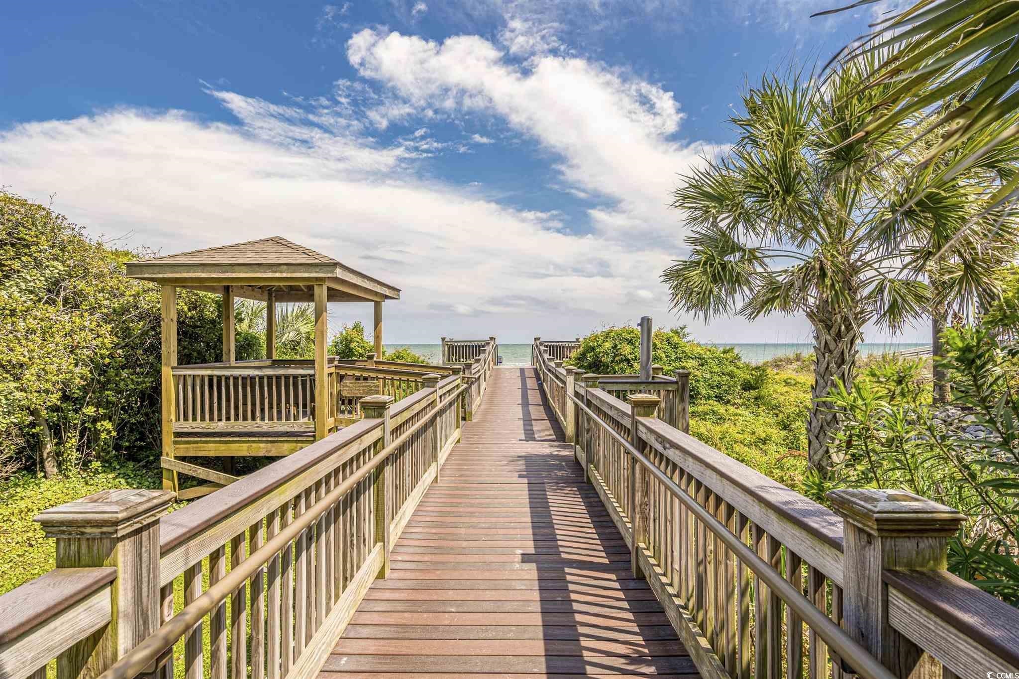 5 San Marks Court Myrtle Beach, SC 29572 - Photo 41 of 42 Surrounding community with a gazebo and view of water and beach