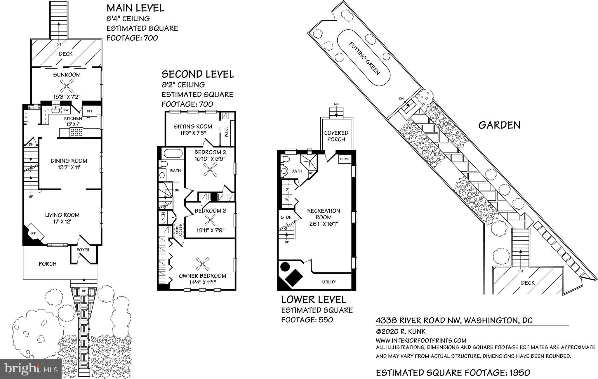 4338 River Road Northwest Washington, DC 20016 - Photo 58 of 58 Floor Plan