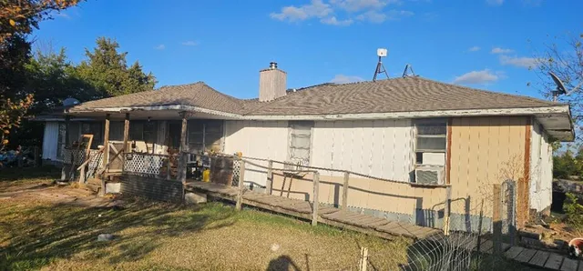 a view of a lake from a yard