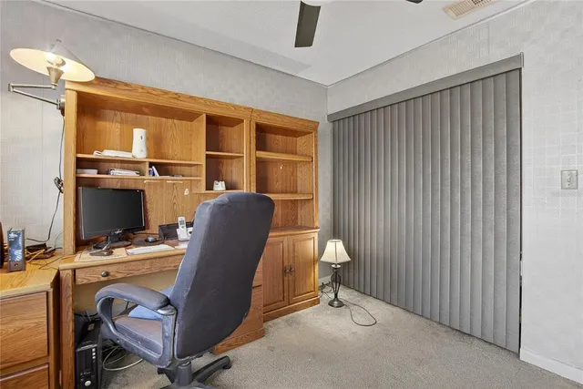 a view of an entryway with a garden