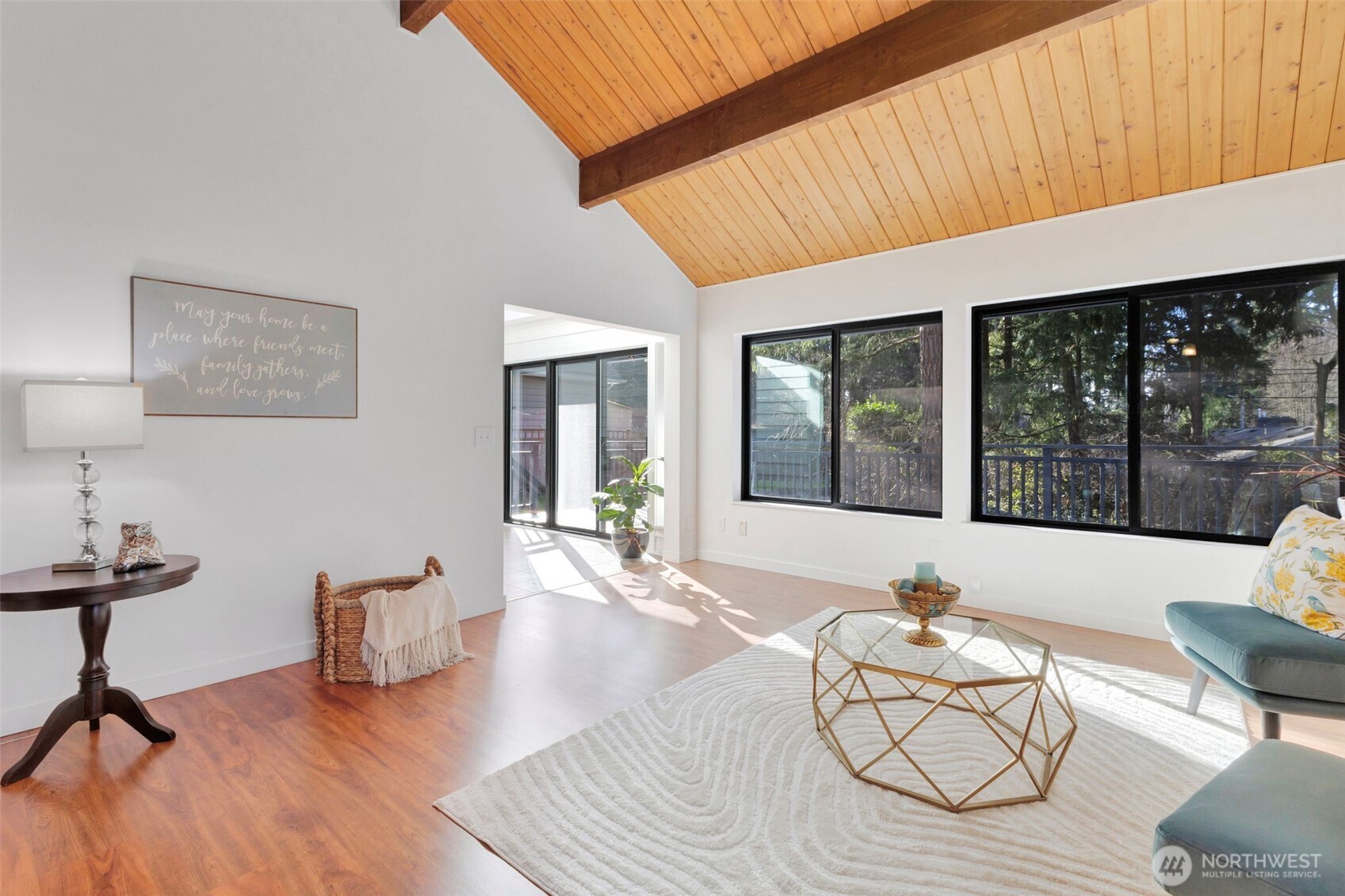 144 Amherst Street Fircrest, WA 98466 - Photo 11 of 39 a living room with furniture window and wooden floor