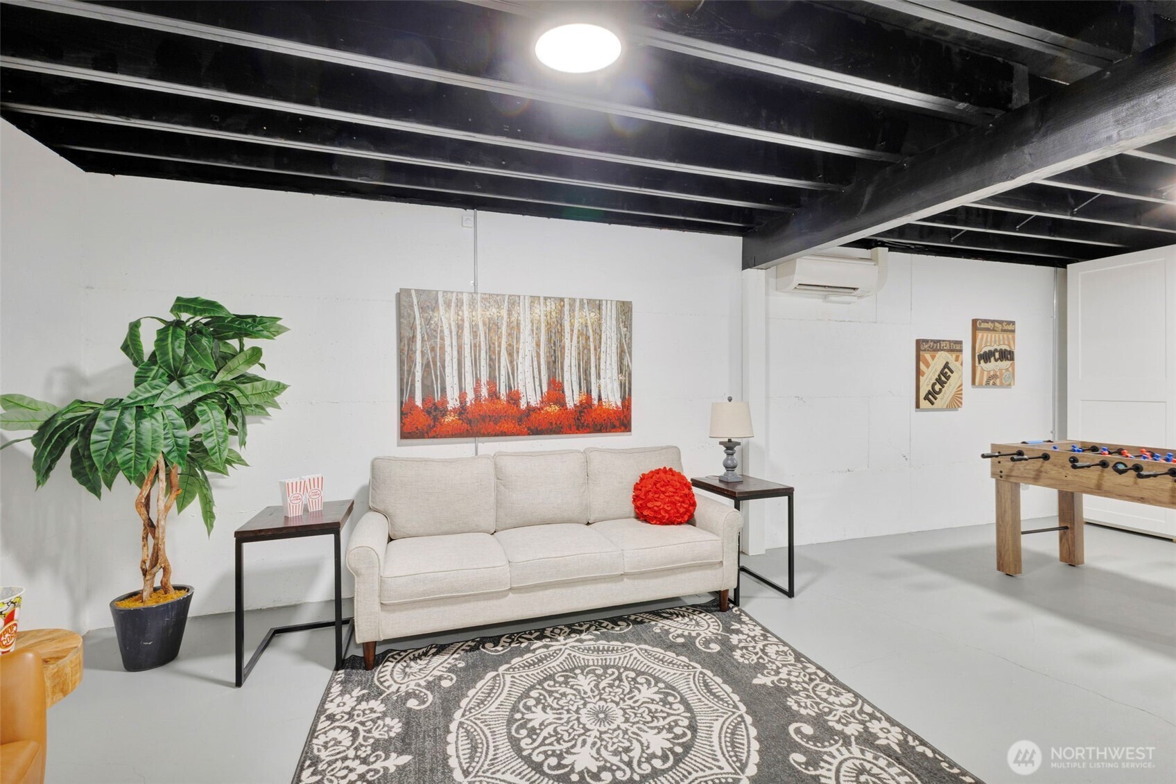 144 Amherst Street Fircrest, WA 98466 - Photo 26 of 39 a living room with furniture and potted plant