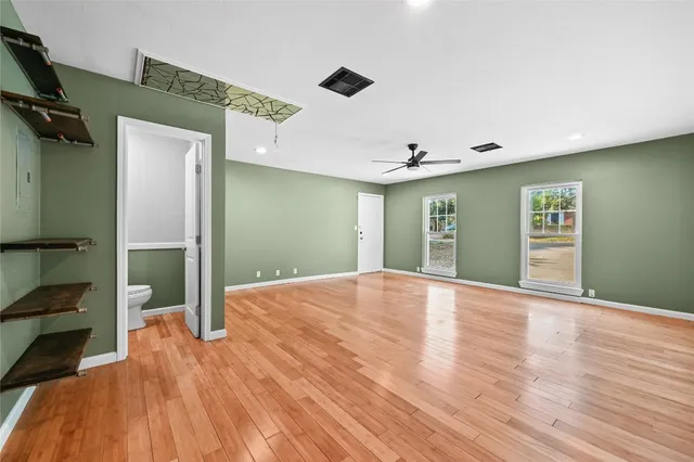 a view of empty room