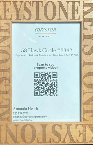 $2,990,000 | 58 Hawk Circle, Unit 2342, Dillon, CO 80435