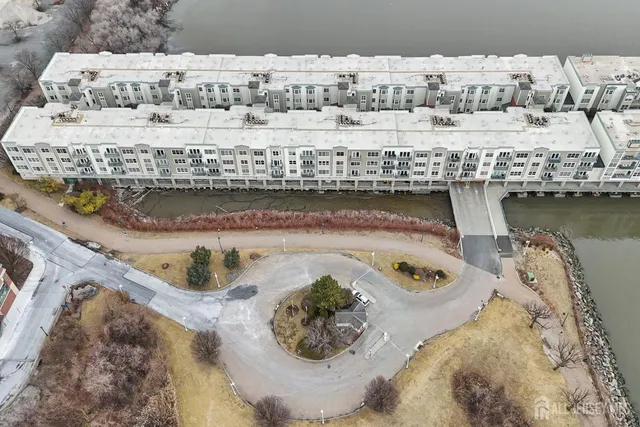 a view of a city and a ocean view