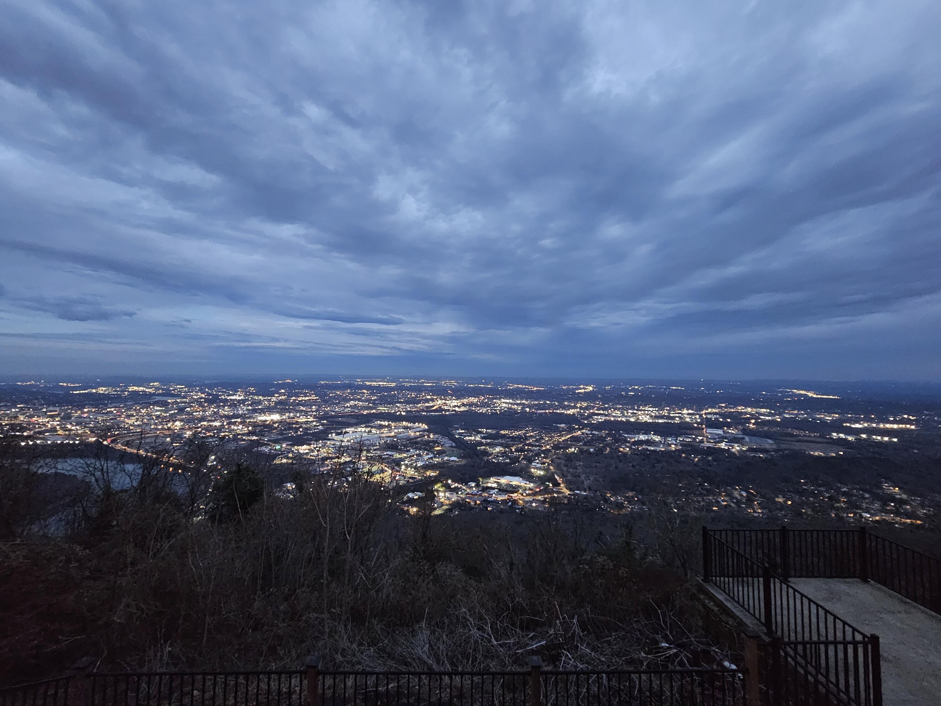 1115 East Brow Road Lookout Mountain, TN 37350 - Photo 2 of 67 Balcony view at dusk