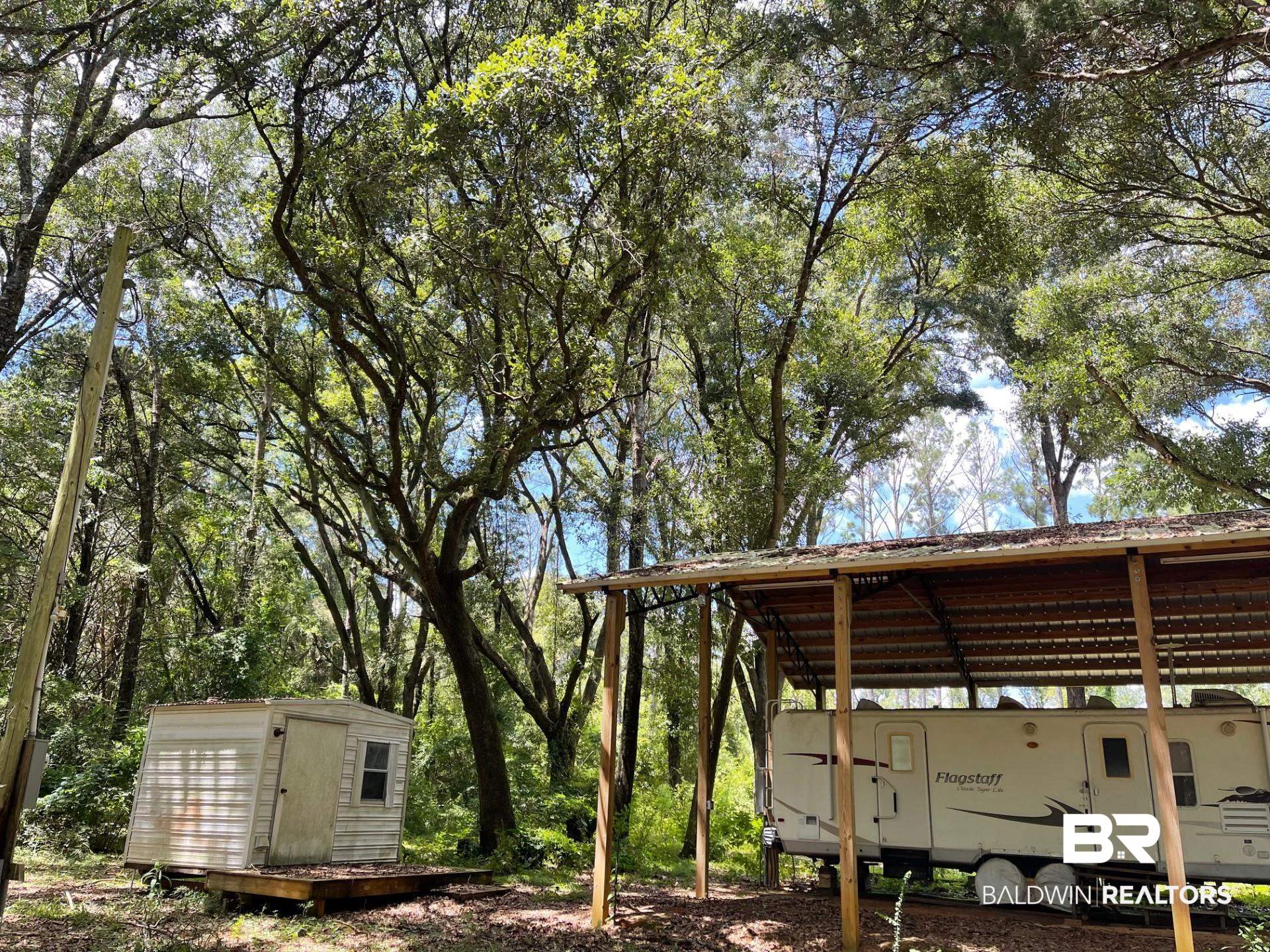 12293 Comalander Road Fairhope, AL 36532 - Photo 10 of 12 View of yard featuring a storage shed