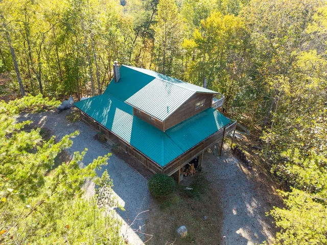 a view of a mini pool with a yard