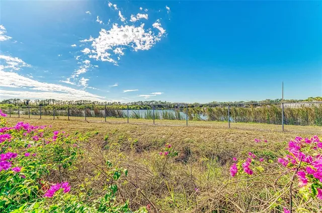 a view of a large yard