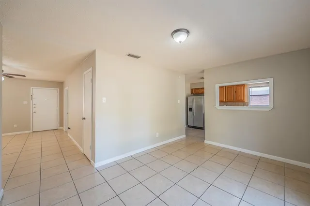 a view of an empty room