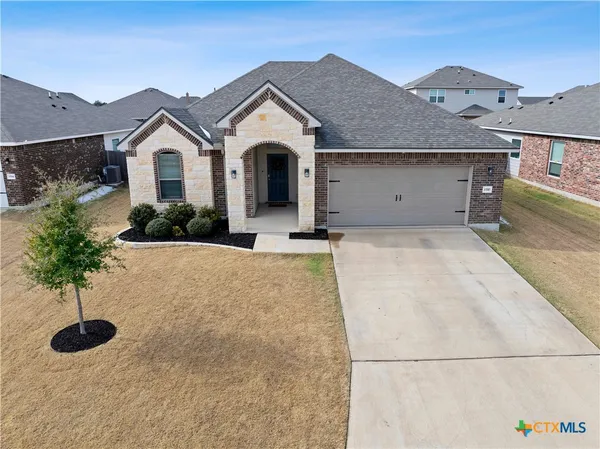 a view of open white house