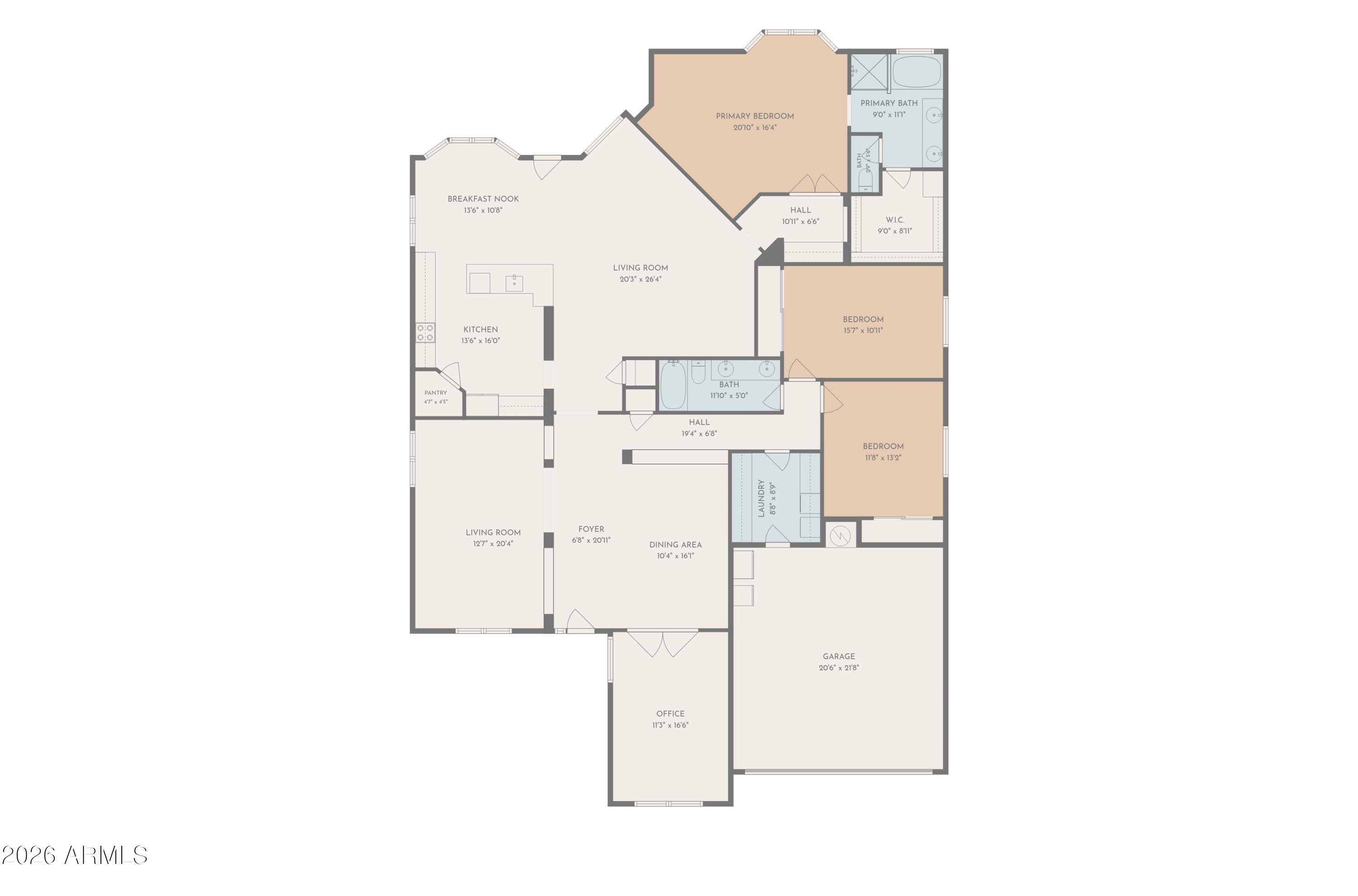 9850 Cotton Road Florence, AZ 85132 - Photo 47 of 47 9850 Cotton - Floorplan