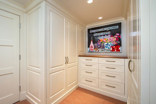 a view of walk in closet