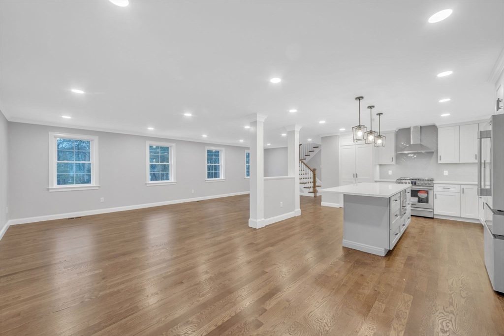 36 Gove Road Billerica, MA 01821 - Photo 10 of 30 a view of kitchen with kitchen island and stainless steel appliances