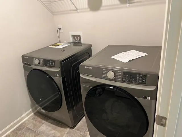 a bathroom with a shower curtain