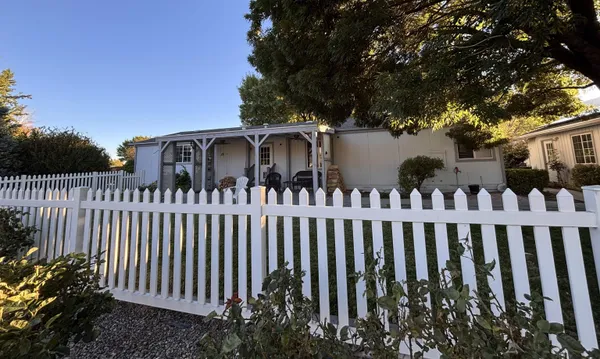 a view of wooden fence
