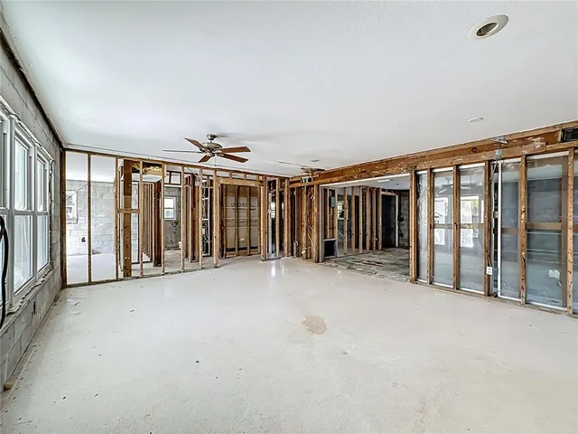 an aerial view of a city with houses