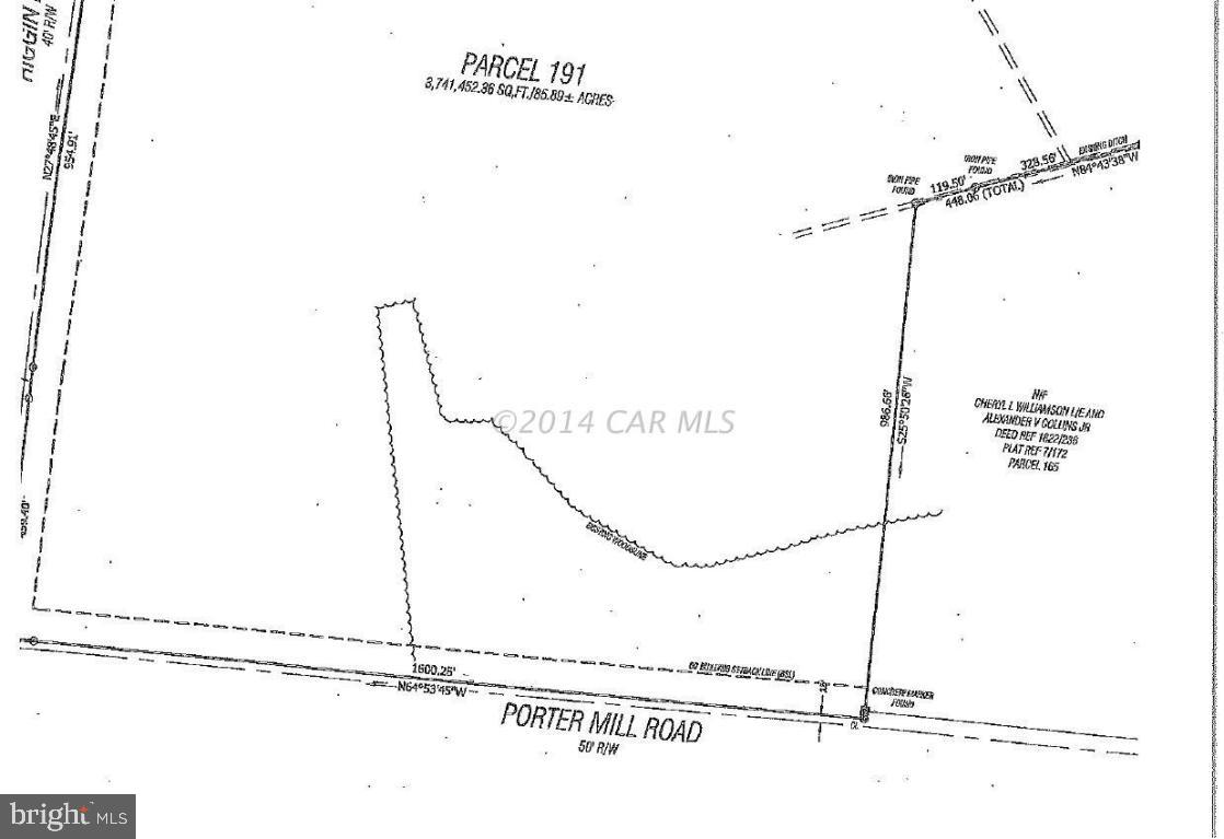 Parcel 191 Porter Mill Road Hebron, MD 21830 - Photo 1 of 1 Gallery Image 1