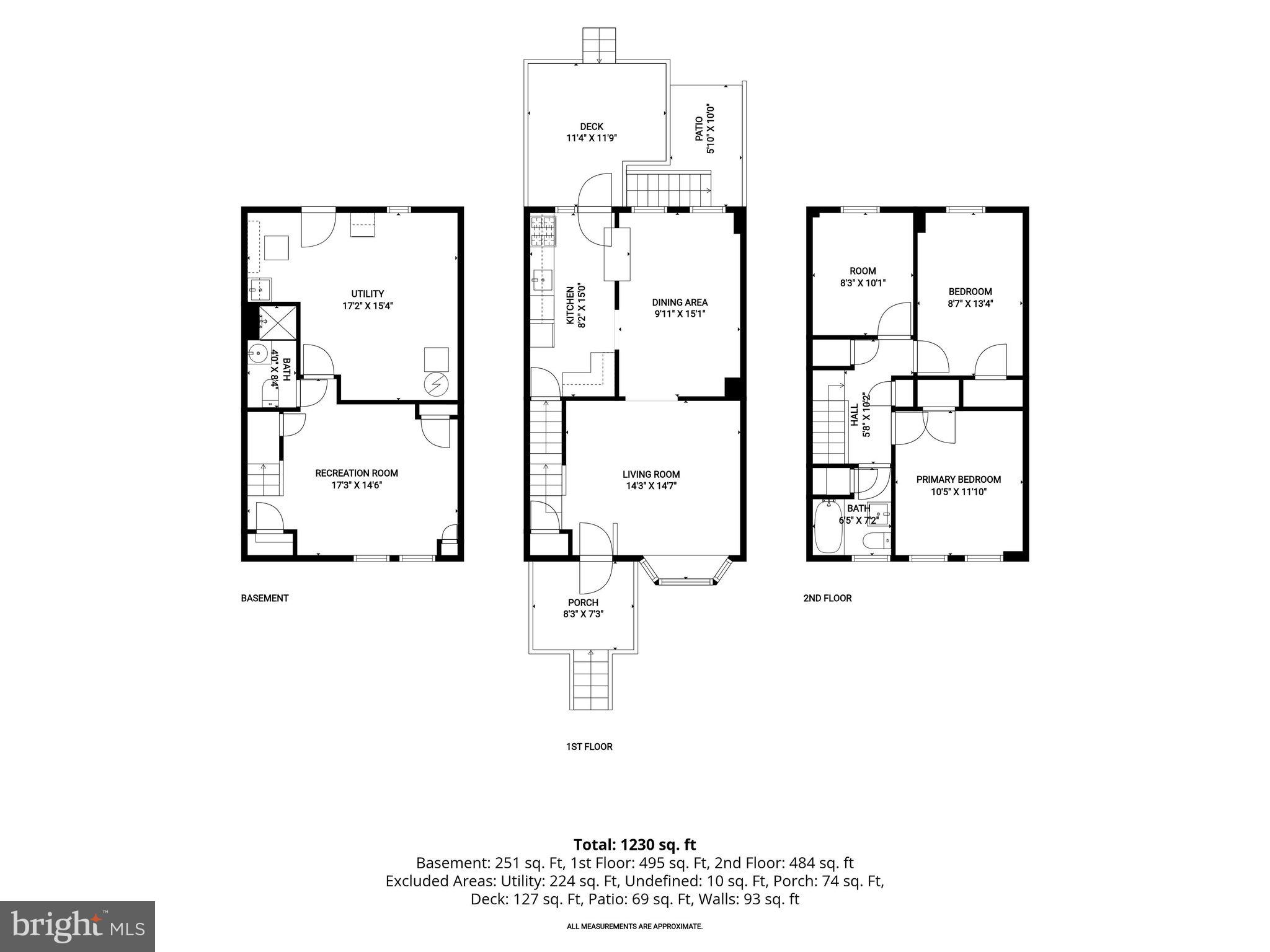 1652 Hardwick Road Baltimore, MD 21286 - Photo 39 of 39 Combined Floor Plans