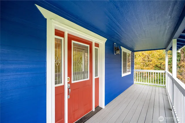 a view of front door