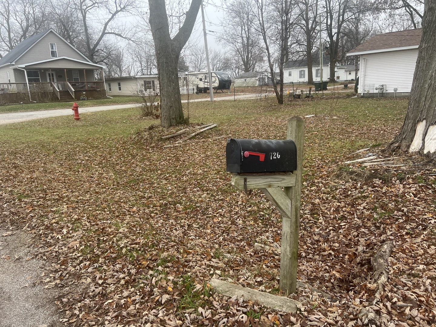 720 East Marion Street Clinton, IL 61727 - Photo 19 of 29 a view of a yard with a house and cars parked
