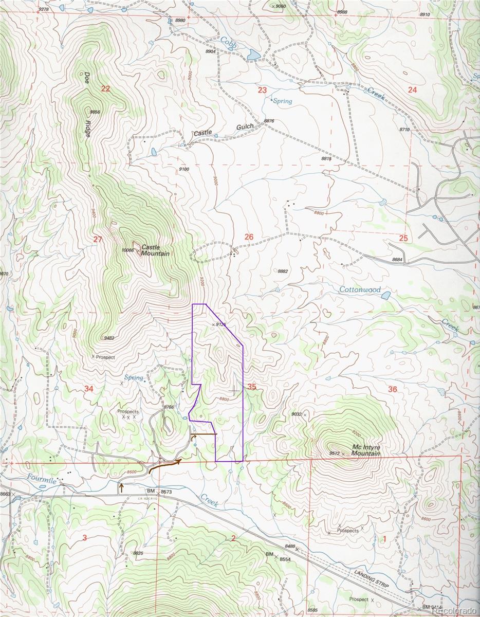 Post Road Guffey, CO 80820 - Photo 31 of 31 a white bench sitting in a yard
