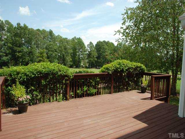 2224 Laurel Valley Way Raleigh, NC 27604 - Photo 9 of 12 Oversized deck with fresh sealer. Great view of golf course.