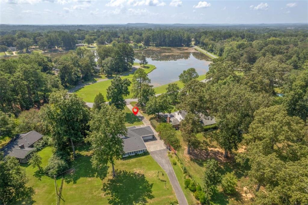 112 College Circle Cedartown, GA 30125 - Photo 31 of 35 a view of a lake with big yard