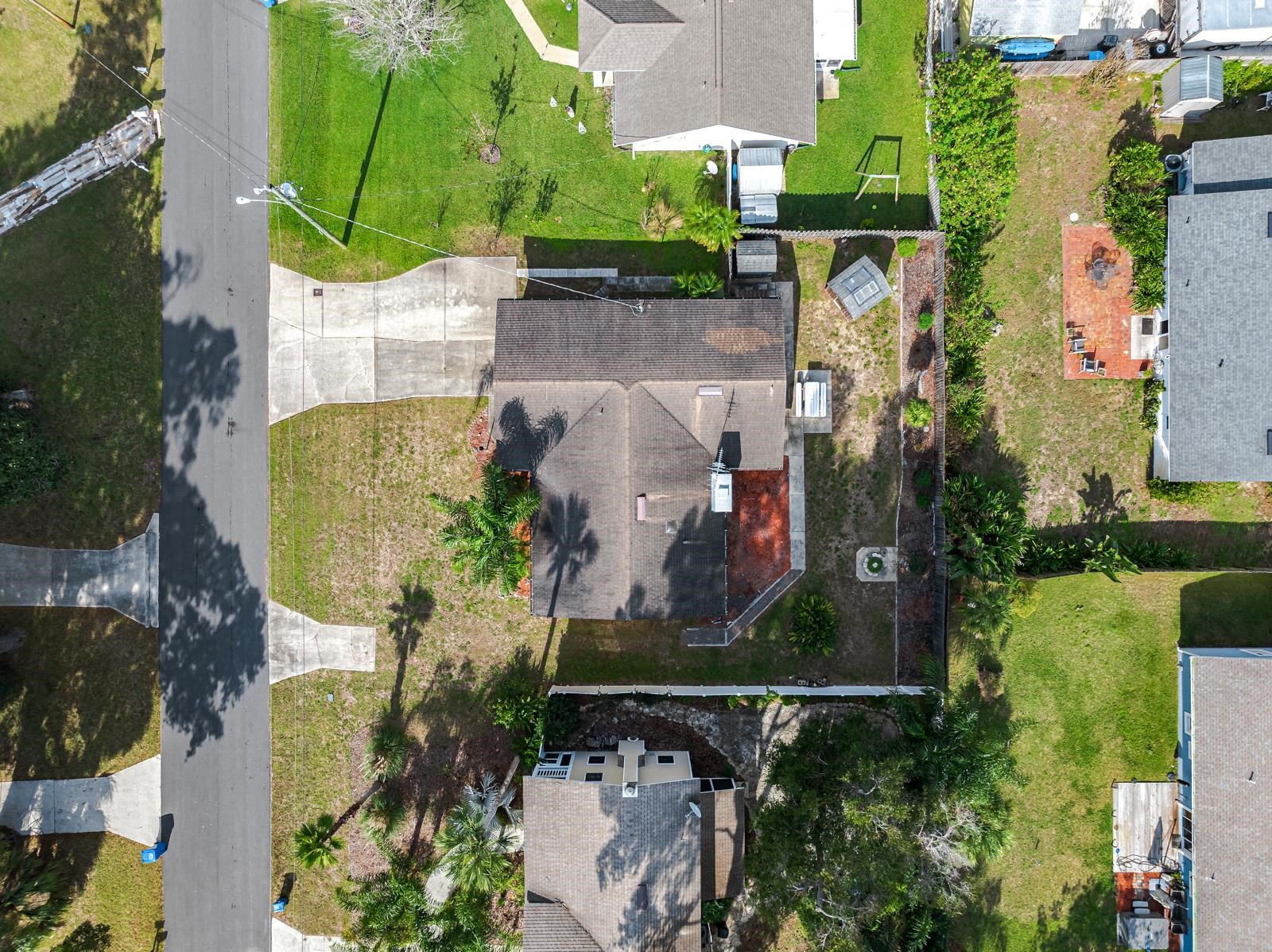 345 Cypress Road St. Augustine, FL 32086 - Photo 56 of 56 an aerial view of a house with a garden