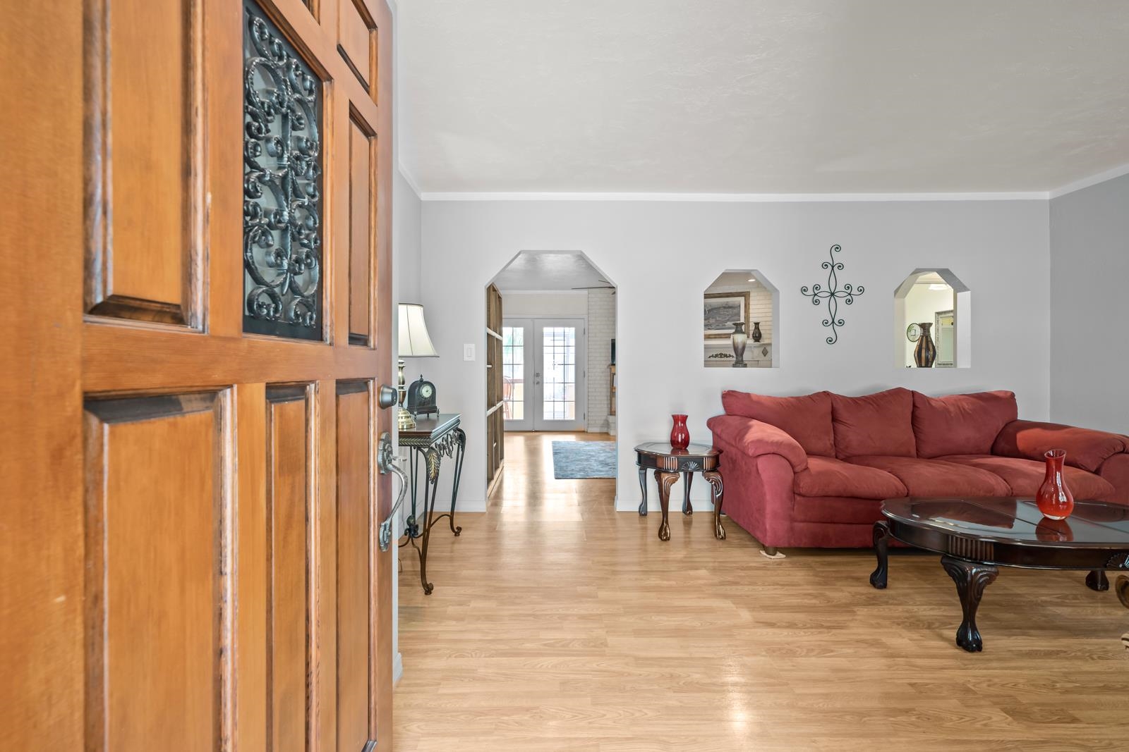 345 Cypress Road St. Augustine, FL 32086 - Photo 7 of 56 a living room with furniture and a wooden floor